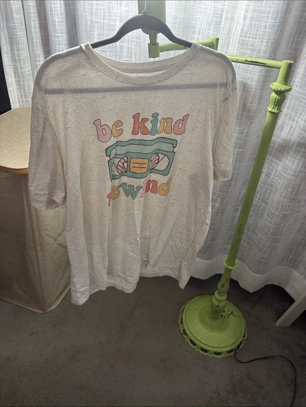 Be Kind Rewind Graphic Tee - White